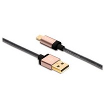 Verbatim Cable USB A Macho - Micro USB A Hembra, Champán - Envío Gratis