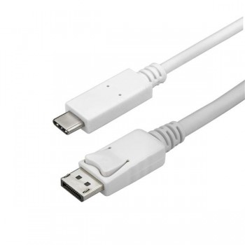 StarTech.com USB C Macho - DisplayPort Macho, 3 Metros, Blanco - Envío Gratis