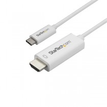 StarTech.com Cable USB-C Macho - HDMI 4K Macho, 3 Metros, Blanco - Envío Gratis