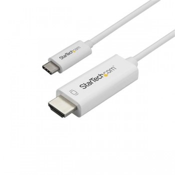 StarTech.com Cable USB-C Macho - HDMI 4K Macho, 1 Metro, Blanco - Envío Gratis