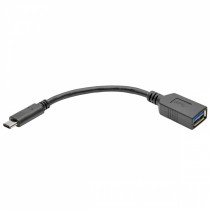 Tripp Lite Cable USB C Macho - USB A Hembra, 15cm, Negro - Envío Gratis