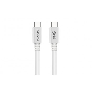 Adata Cable USB C - USB C Macho, 1 Metro, Blanco - Envío Gratis