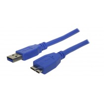 X-Case Cable USB 3.0 A Macho - Micro-USB B Macho, 1 Metro, Azul - Envío Gratis