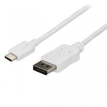 StarTech.com Cable USB-C Macho - DisplayPort Macho, 1.8 Metro, Blanco - Envío Gratis