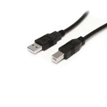 StarTech.com Cable USB A Macho - USB B Macho, 10 Metros, Negro - Envío Gratis