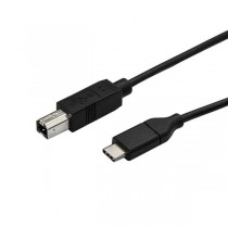 StarTech.com Cable USB C Macho - USB B Macho, 50cm, Negro - Envío Gratis