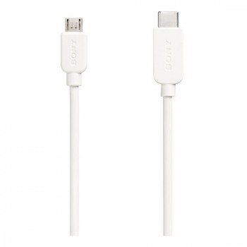 Sony Cable USB C Macho - Micro-USB B Macho, 1 Metro, Blanco - Envío Gratis