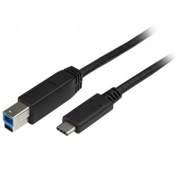 StarTech.com Cable USB C Macho - USB B Macho, 2 Metros, Negro - Envío Gratis