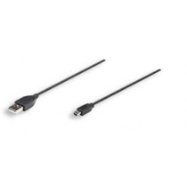 Manhattan Cable USB A Macho - USB Mini B Macho, 1.8 Metros, Negro - Envío Gratis