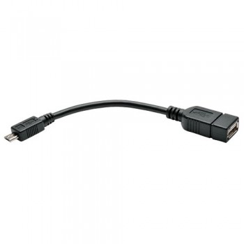 Tripp Lite Cable Micro-USB B Macho - USB A Hembra, 15cm, Negro - Envío Gratis