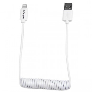 StarTech.com Cable USB A Macho - Lightning Macho, 60cm, Blanco, para iPod/iPhone/iPad - Envío Gratis