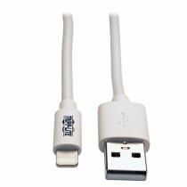 Tripp Lite Cable USB A Macho - Lightning Macho, 3.05 Metros, Blanco, para iPod/iPhone/iPad - Envío Gratis