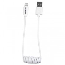 StarTech.com Cable USB A Macho - Lightning Macho, 30cm, Blanco, para iPod/iPhone/iPad - Envío Gratis