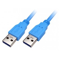 Xtech Cable USB A Macho - USB A Macho, 1.8 Metros, Azul - Envío Gratis