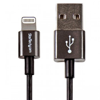 StarTech.com Cable Premium USB A Macho - Lightning Macho, 1 Metro, Negro - Envío Gratis