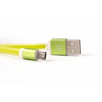 Naceb Cable USB 2.0, USB A Macho - micro USB Macho, 1 Metro, Verde - Envío Gratis