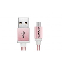 Adata Cable Android USB 2.0 A Macho - Micro-USB 2.0 B Macho, 1 Metro, Rosa - Envío Gratis