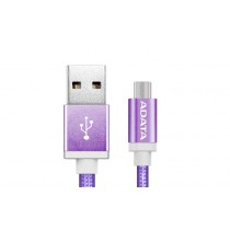 Adata Cable USB 2.0 A - Micro-USB 2.0 B para Android/Windows, 1 Metro, Morado - Envío Gratis