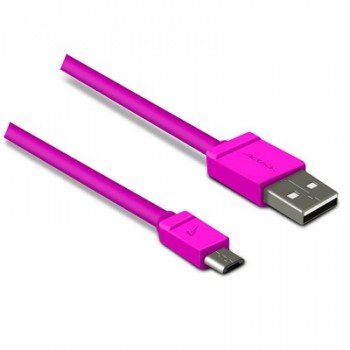 Cable Acteck USB A Macho - micro USB A Macho, 1 metro, Rosa - Envío Gratis