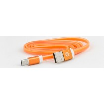 Naceb Cable USB 2.0 A Macho - micro USB A Macho, 1 metro, Naranja - Envío Gratis