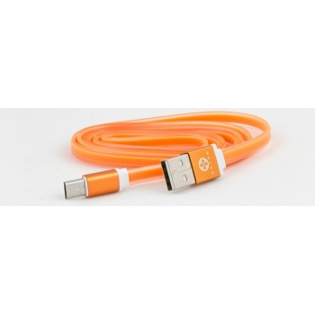 Naceb Cable USB 2.0 A Macho - micro USB A Macho, 1 metro, Naranja - Envío Gratis