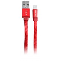 Vorago Cable USB 2.0 A Macho - Lightning Macho, 1 Metro, Rojo - Envío Gratis