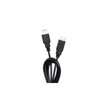 Vorago Cable USB 2.0 A Macho - USB 2.0 A Hembra, 1.5 Metros, Negro - Envío Gratis