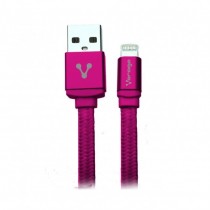 Vorago Cable USB 2.0 A Macho - Lightning Macho, 1 Metro, Rosa - Envío Gratis