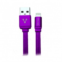 Vorago Cable USB 2.0 A Macho - Lightning Macho, 1 Metro, Morado - Envío Gratis