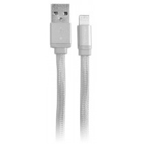 Vorago Cable USB 2.0 A Macho - Lightning Macho, 1 Metro, Blanco - Envío Gratis