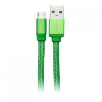 Vorago Cable USB 2.0 A Macho - micro USB B Macho, 1.5 Metros, Verde - Envío Gratis