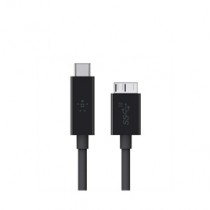 Belkin Cable USB 3.1, USB C Macho - micro USB B Macho, 90cm, Negro - Envío Gratis