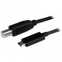 StarTech.com Cable USB 2.0 C Macho - USB 2.0 B Macho, 1 Metro, Negro - Envío Gratis