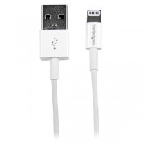 Startech.com Cable USB 2.0 A - Lightning 8-pin, 1 Metro, Blanco, para iPod/iPhone/iPad - Envío Gratis