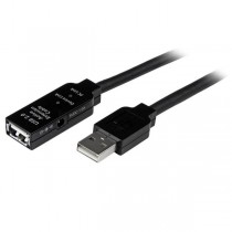 StarTech.com Cable USB 2.0 de Extensión Alargador Activo, USB A Macho - USB A Hembra, 5 Metros, Negro - Envío Gratis