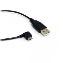 Startech.com Cable USB A Macho - micro USB B Macho Acodado a la Derecha, 1.8 Metros, Negro - Envío Gratis