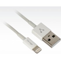 Vorago Cable USB A Macho - Lightning Macho, 1.5 Metros, Blanco - Envío Gratis