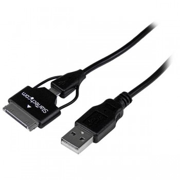 StarTech.com Cable USB 2.0, USB A Macho - micro USB B Macho, 65cm, Negro - Envío Gratis