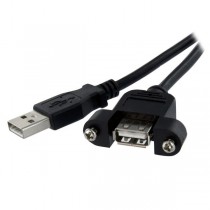 StarTech.com Cable USB 2.0, USB A Macho - USB A Hembra, 90cm, Negro - Envío Gratis