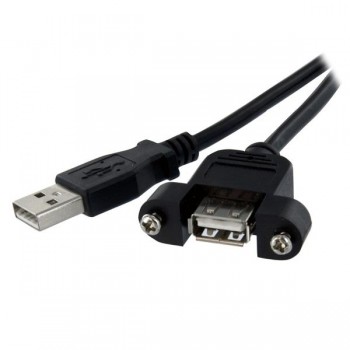 StarTech.com Cable USB 2.0, USB A Macho - USB A Hembra, 90cm, Negro - Envío Gratis