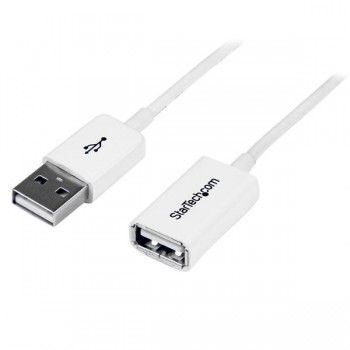 StarTech.com Cable de Extensión USB 2.0 A Macho - USB A Hembra, 2 Metros, Blanco - Envío Gratis