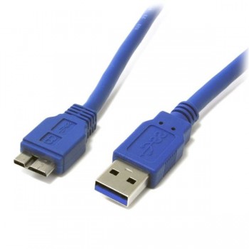 StarTech.com Cable USB 3.0 A Macho - micro USB B Macho, 30cm, Azul - Envío Gratis