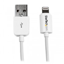 StarTech.com Cable USB 2.0 A - Lightning, 1 Metro, Blanco, para iPod/iPhone 5/iPad - Envío Gratis