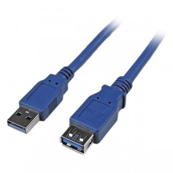 StarTech.com Cable USB A Macho - USB A Hembra, 1.8 Metros, Azul - Envío Gratis