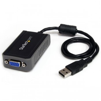 StarTech.com Adaptador de Video Externo USB a VGA, Tarjeta de Video Externa Cable, 1440 x 900 Pixeles - Envío Gratis