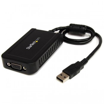 StarTech.com Adaptador de Video Externo USB a VGA, 1920 x 1200 Pixeles, Negro - Envío Gratis