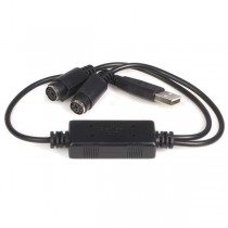 StarTech.com Cable USB A Macho, 2 - DIN 6 Hembra, Negro - Envío Gratis