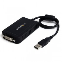 StarTech.com Cable USB 2.0 A Macho - DVI Hembra, 50cm, Negro - Envío Gratis