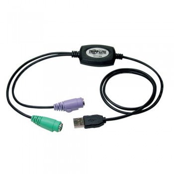 Tripp Lite B015-000 Cable USB A Macho - PS/2 Hembra, Negro - Envío Gratis