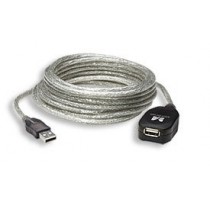 Manhattan Cable USB Macho - USB Hembra, 5 Metros, Plata - Envío Gratis